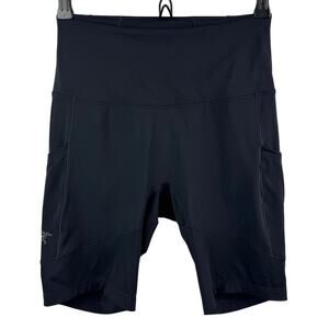 Arc'teryx Black Oriel Shorts 8" Pocket Pull-On Gym Running Workout Size Small S